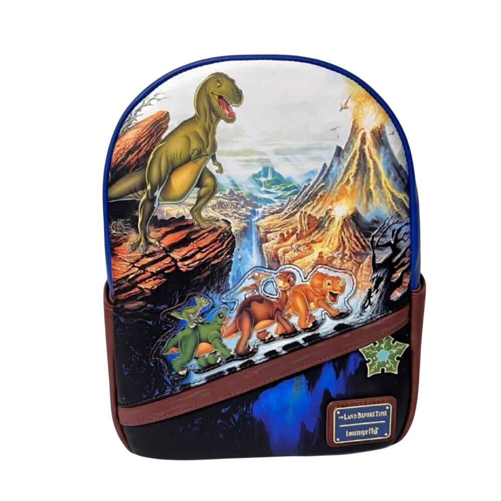 Loungefly Land Before Time Poster Mini Backpack NWT
